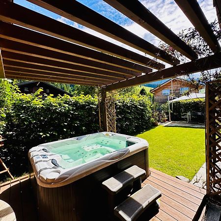 The Swiss Paradise 2 Apartment With Garden, Whirlpool, And Mountain Panorama Wirzweli Exterior foto