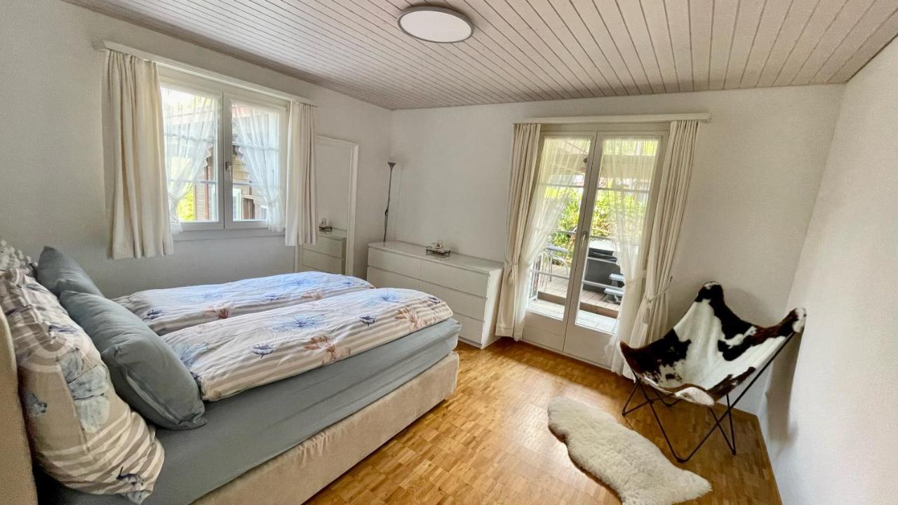 The Swiss Paradise 2 Apartment With Garden, Whirlpool, And Mountain Panorama Wirzweli Exterior foto