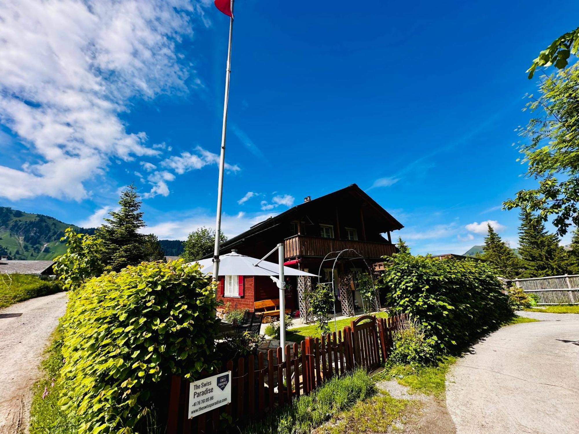 The Swiss Paradise 2 Apartment With Garden, Whirlpool, And Mountain Panorama Wirzweli Exterior foto